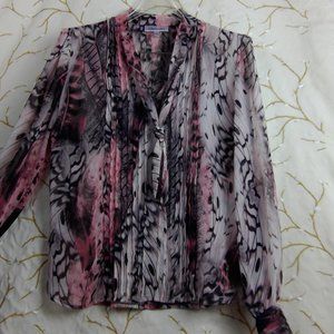 Jennifer Lopez Womens Blouse Size L